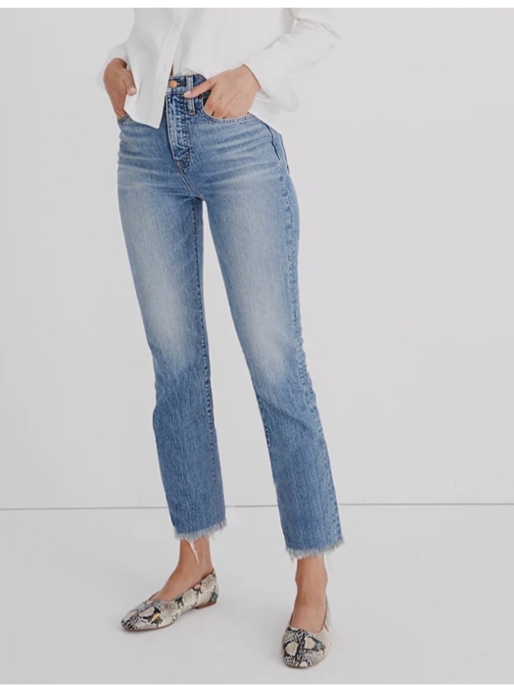 Madewell The Perfect Vintage Jean Magic Pockets 25P NWT